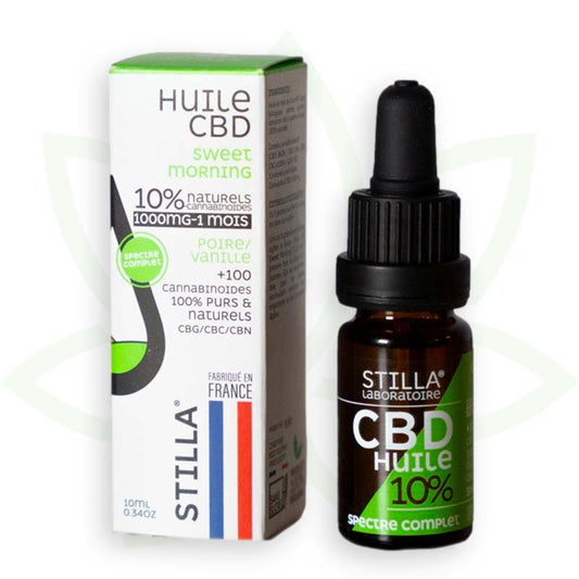 cbd-öl sweet morning 10 prozent 10ml full spectrum stilla france mafrenchweed 1