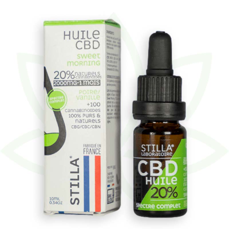 cbd-öl sweet morning 20 prozent 10ml full spectrum stilla france mafrenchweed 4