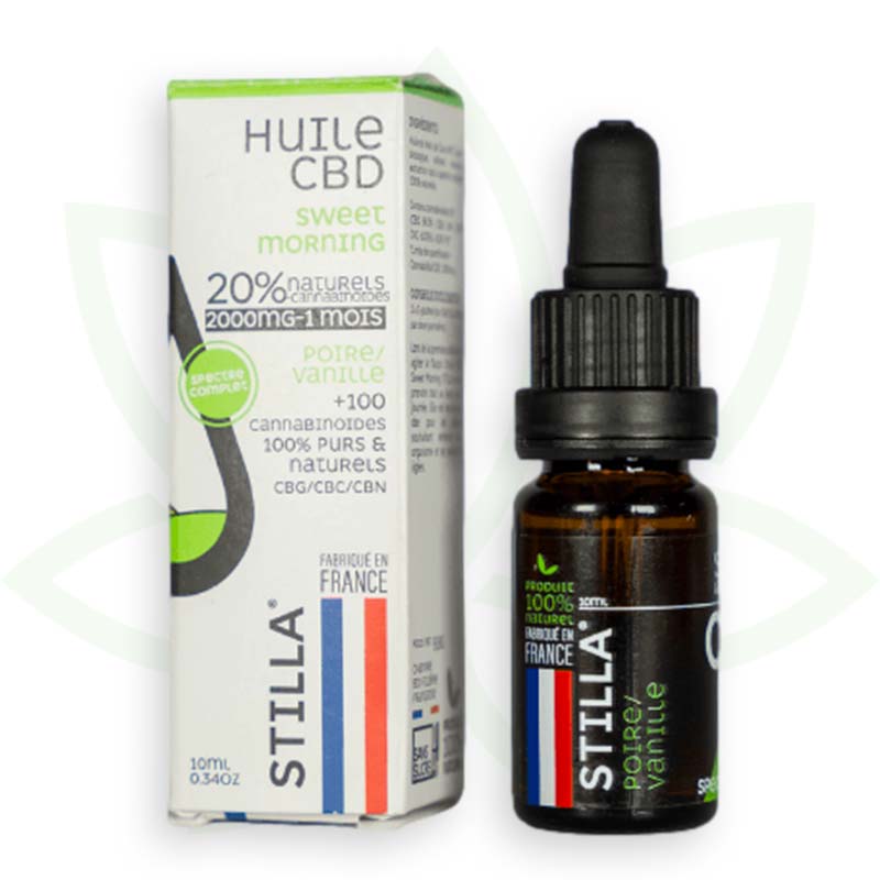 cbd-öl sweet morning 20 prozent 10ml full spectrum stilla france mafrenchweed 5