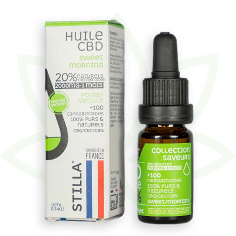 cbd-öl sweet morning 20 prozent 10ml full spectrum stilla france mafrenchweed 6