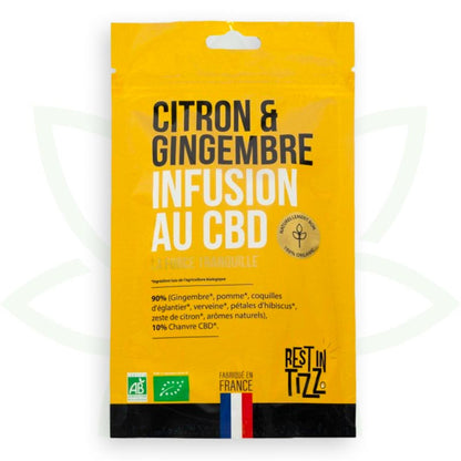 cbd kräutertee zitrone ingwer cbd kräutertee bio rest in tizz mafrenchweed 1